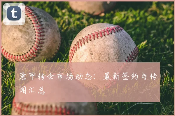 意甲转会市场动态:最新签约与传闻汇总